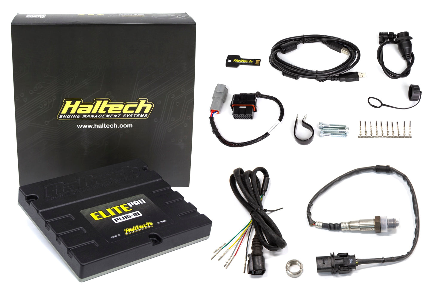 Haltech Elite PRO Plug-in ECU - Ford Falcon i6 "Barra" + Onboard Wideband Sensor Kit HT-154006