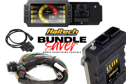 Haltech BUNDLE SAVER - Elite 1500+ Basic Universal Wire-in Harness Kit + Wideband Kit + IC-7 Dash