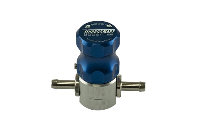 Turbosmart NEW Boost Tee Manual Boost Controller Blue TS-0101-1101